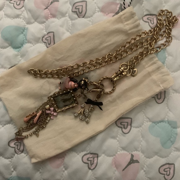 NEW! Betsey Ballet kitty cat chain necklace - Picture 3 of 8